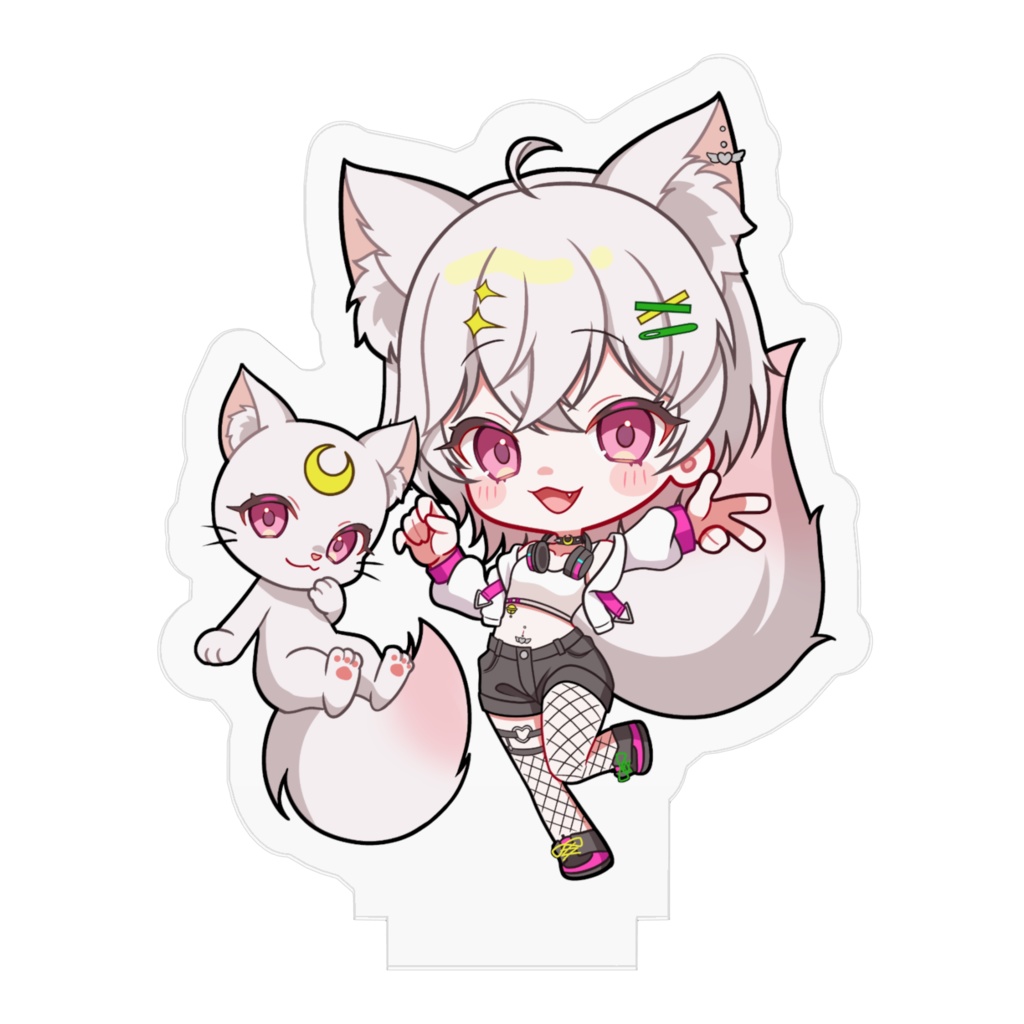 猫愛ちゃれ×すめし アクリルスタンド