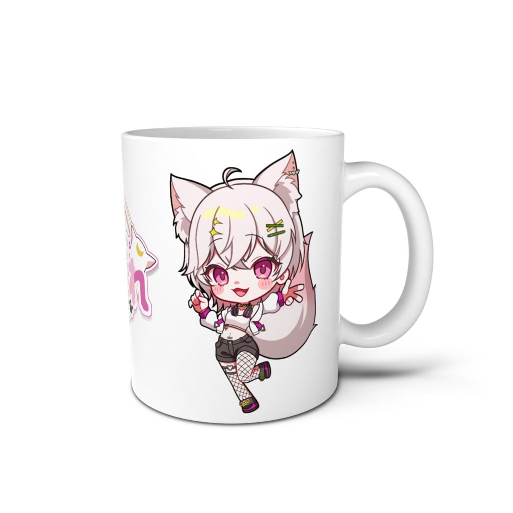 猫愛ちゃれ×すめし　マグカップ
