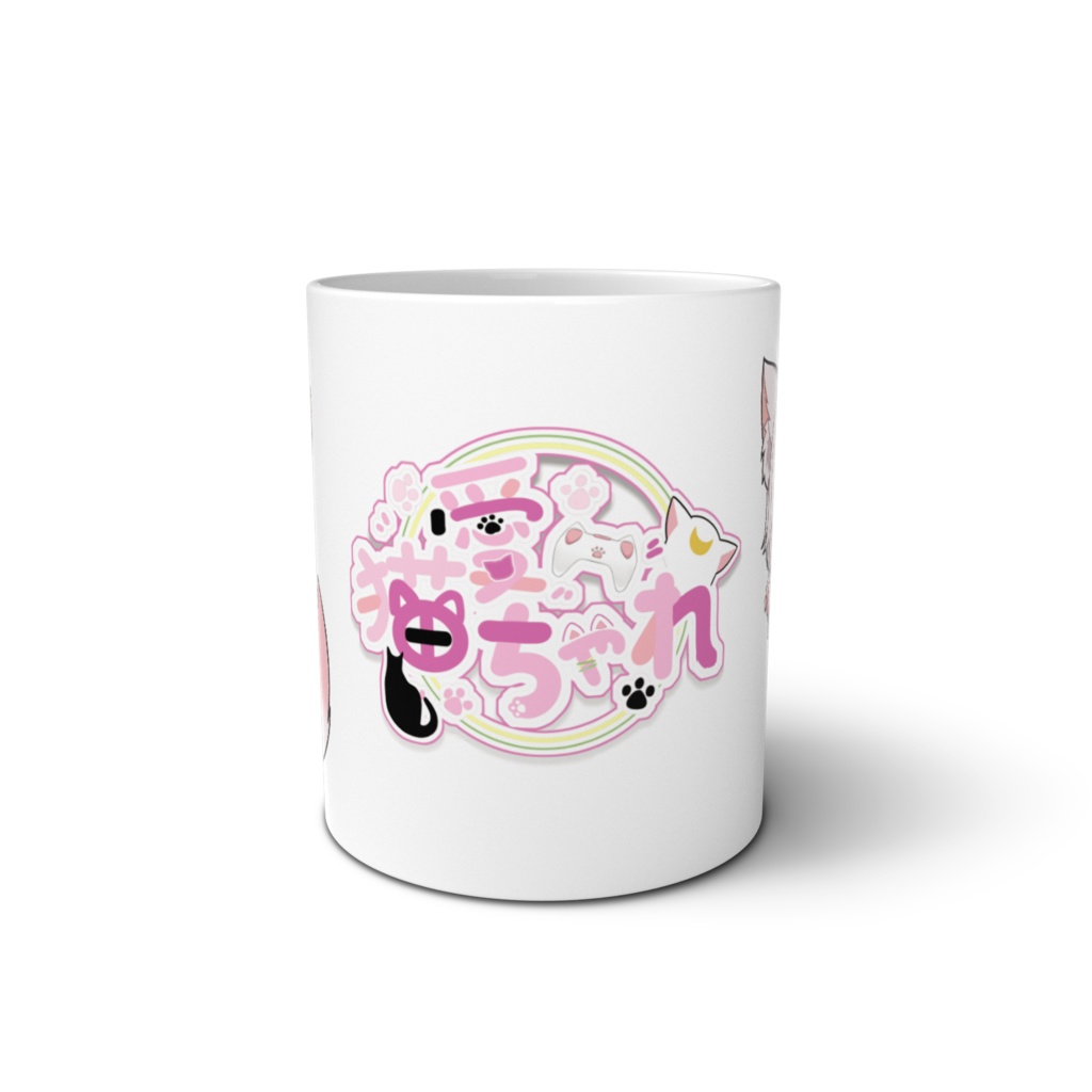 猫愛ちゃれ×すめし マグカップ