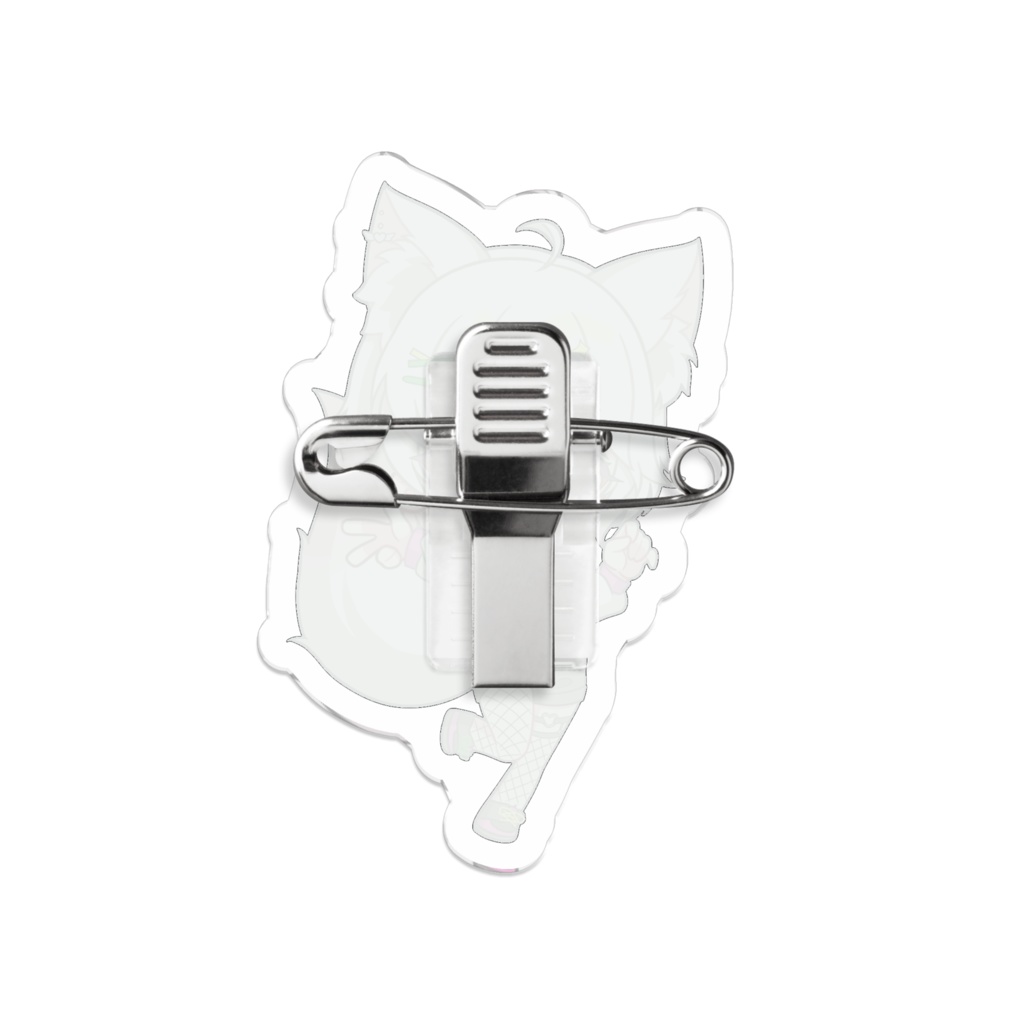 猫愛ちゃれ アクリルバッジ