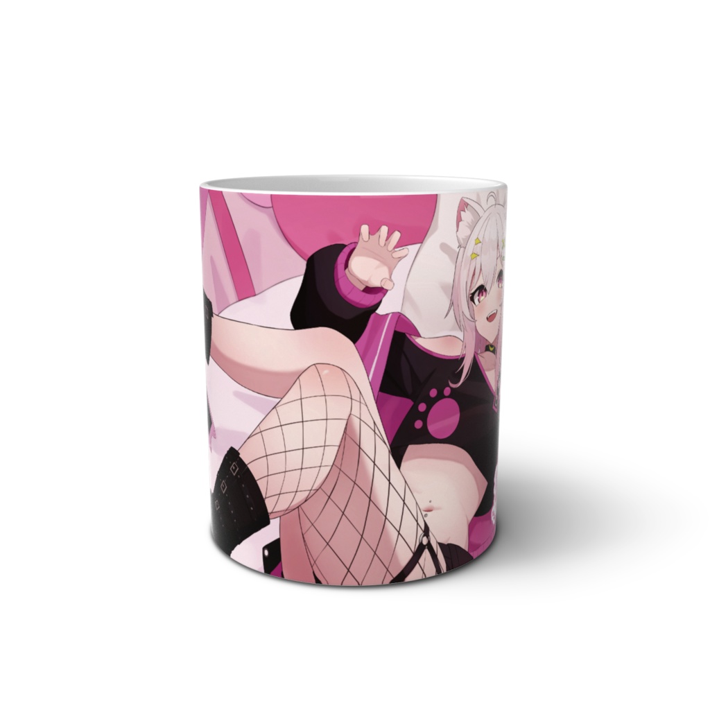 猫愛ちゃれ マグカップ (キービジュアルデザイン)