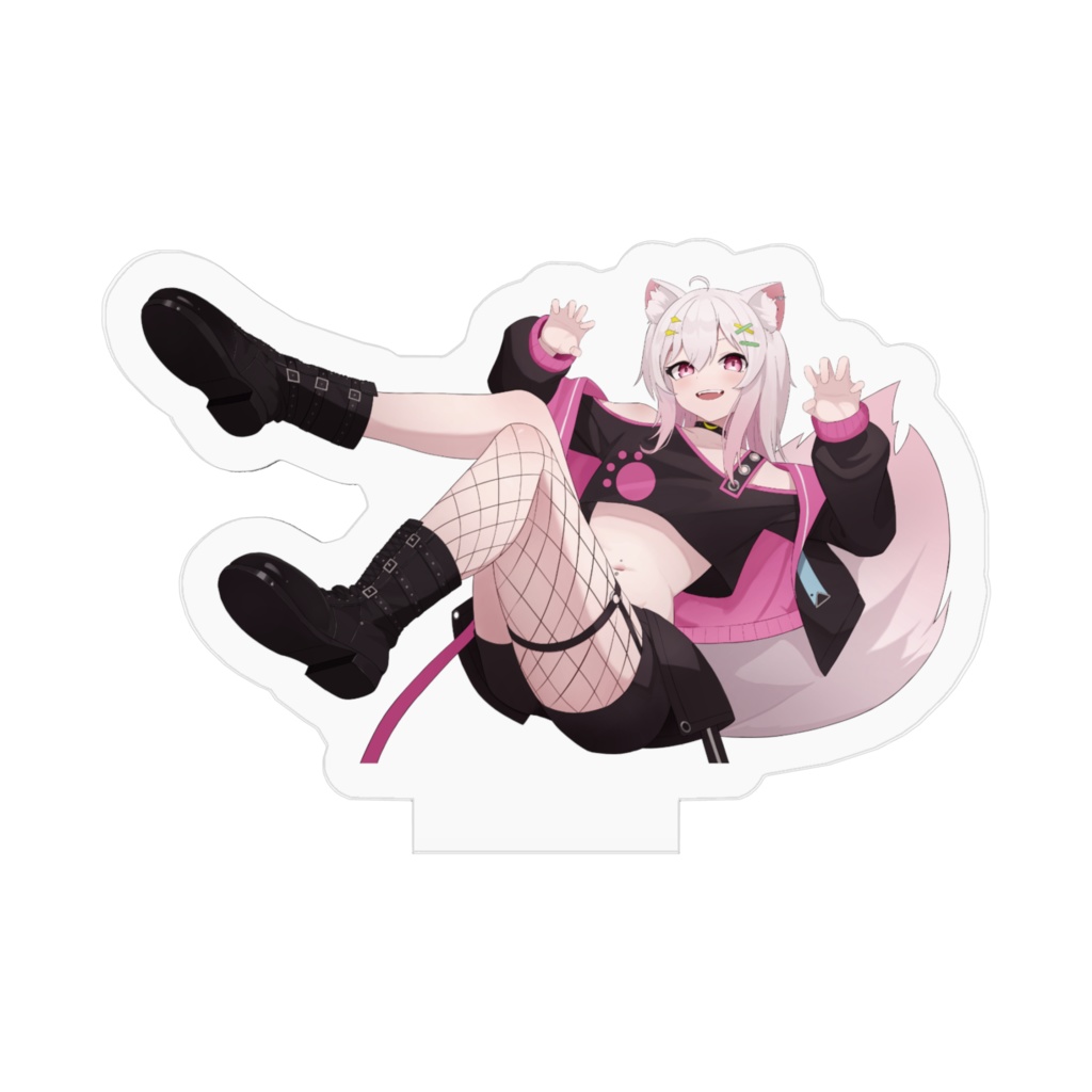 猫愛ちゃれ アクリルフィギュア (キービジュアルデザイン)