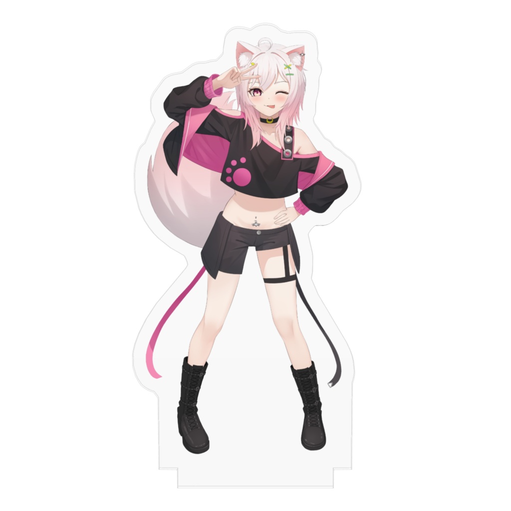 猫愛ちゃれ アクリルフィギュア