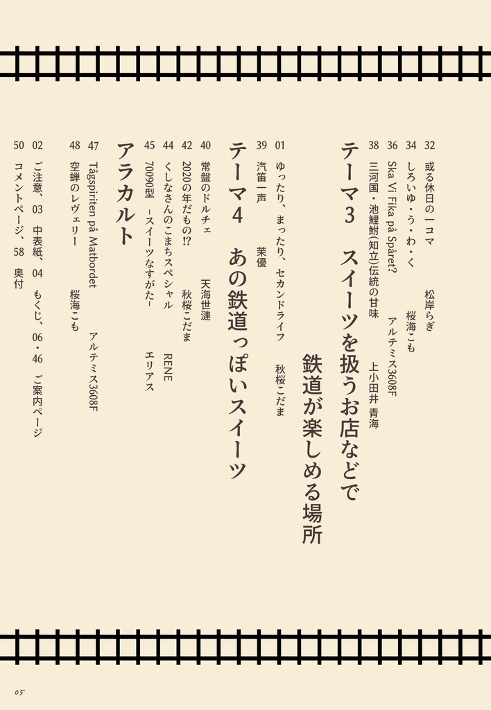 鉄道擬人化スイーツアンソロジー 甘味鉄道