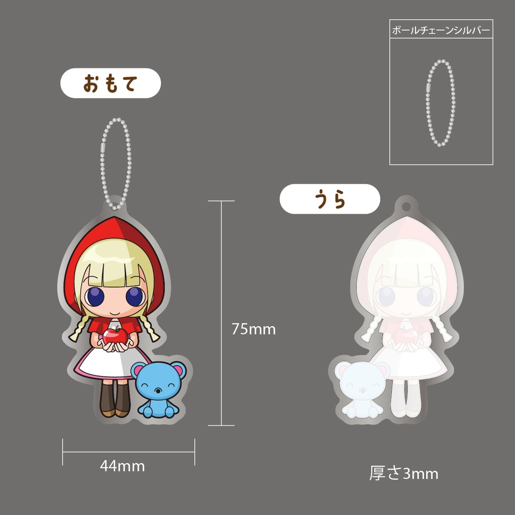 アクリルキーホルダー(ぼくらは肉でできている じゅん)