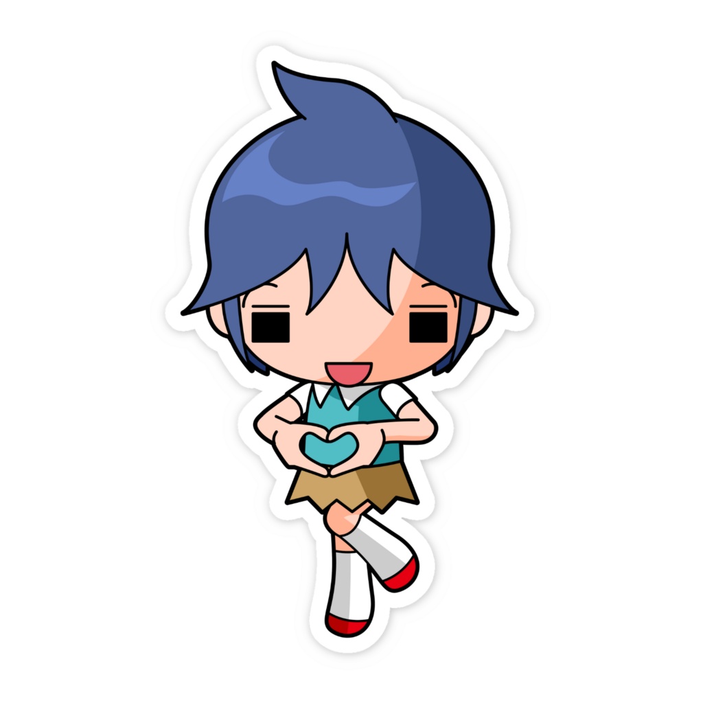 あい(友情リリー)ステッカー
