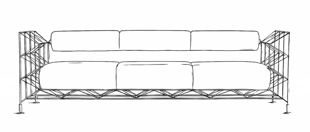 【素材】現代的なソファ