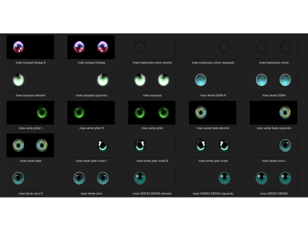 pack de iris 