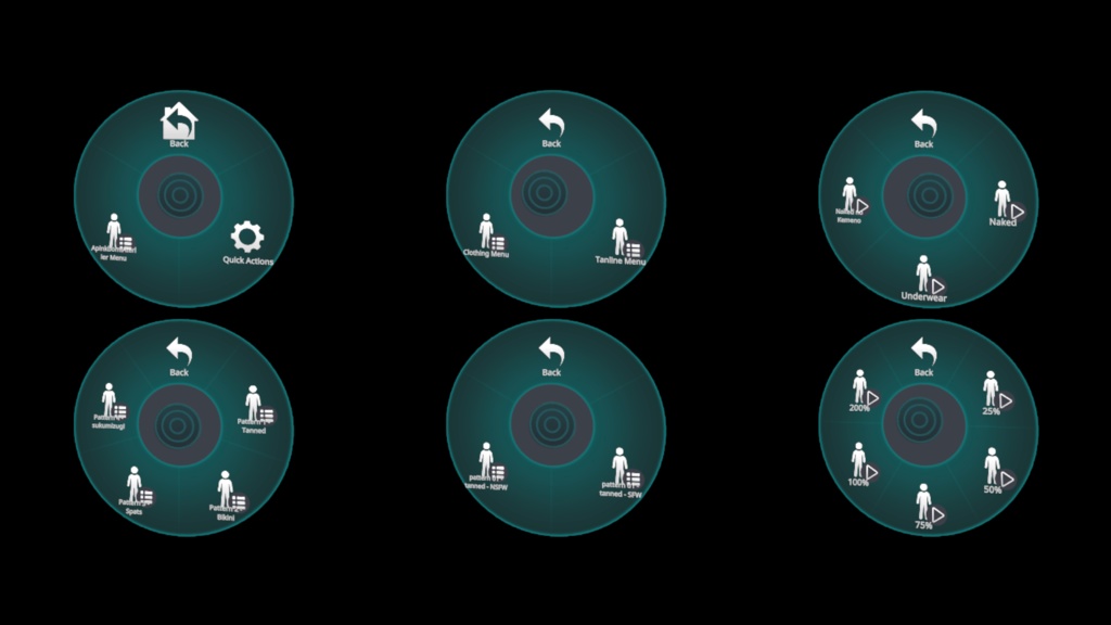 「カリン」のタンラインテクスチャパック  Tanline texture pack for "Karin"