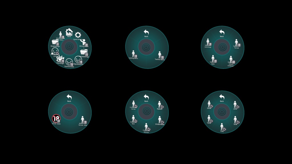 「ルフィナ」のタンラインテクスチャパック Tanline texture pack for "Rufina"