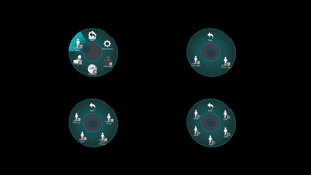 「しお」のタンラインテクスチャパック Tanline texture pack for "Sio"