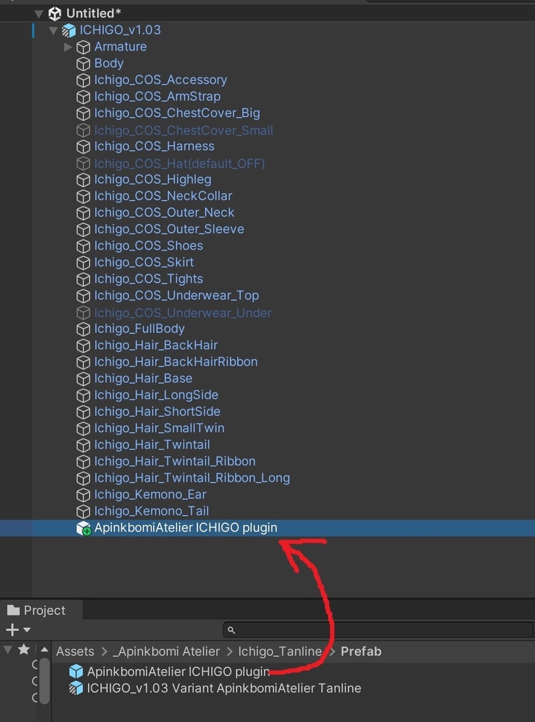 「イチゴ」のタンラインテクスチャパック Tanline texture pack for "ICHIGO"