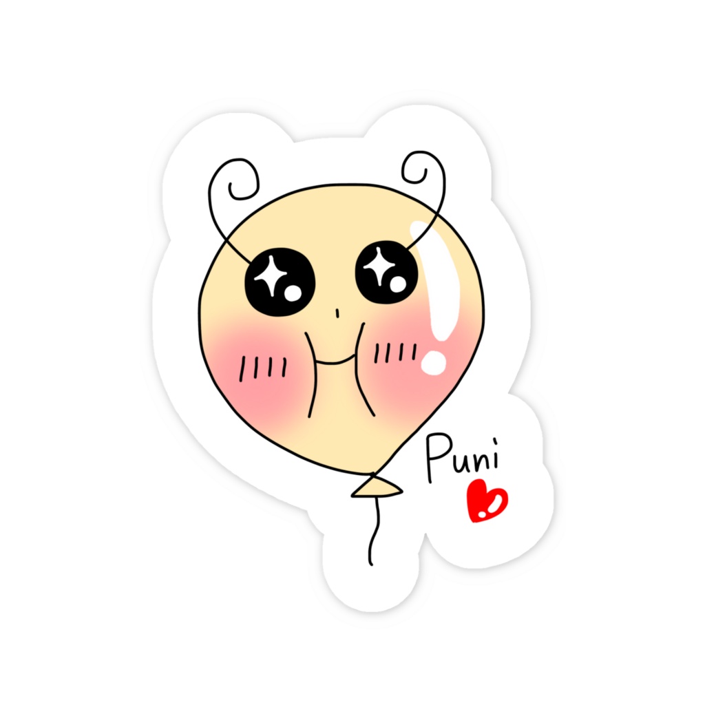 Puniちゃんのスマホステッカー💕