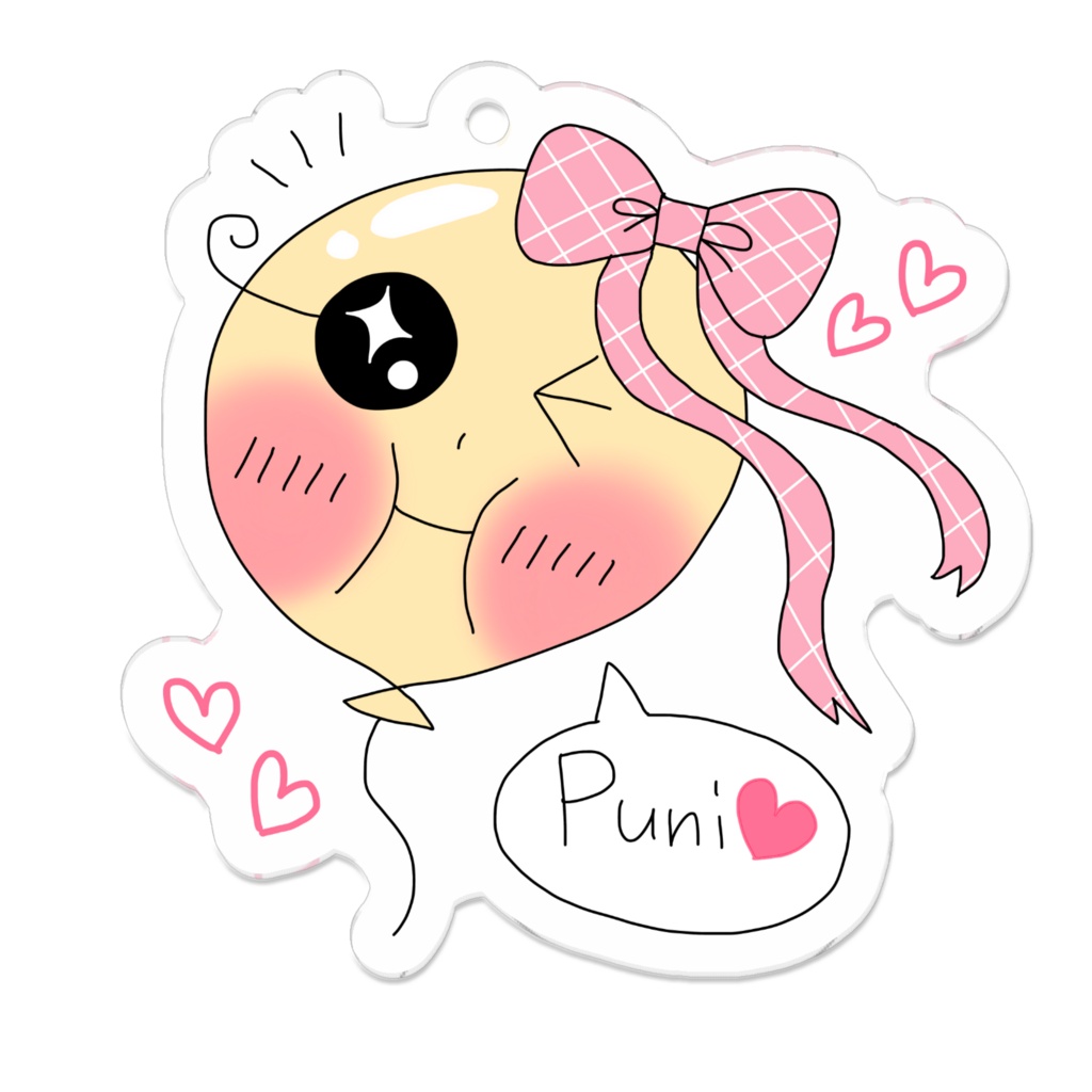 Puniちゃんのアクリルキーホルダー🎀💗