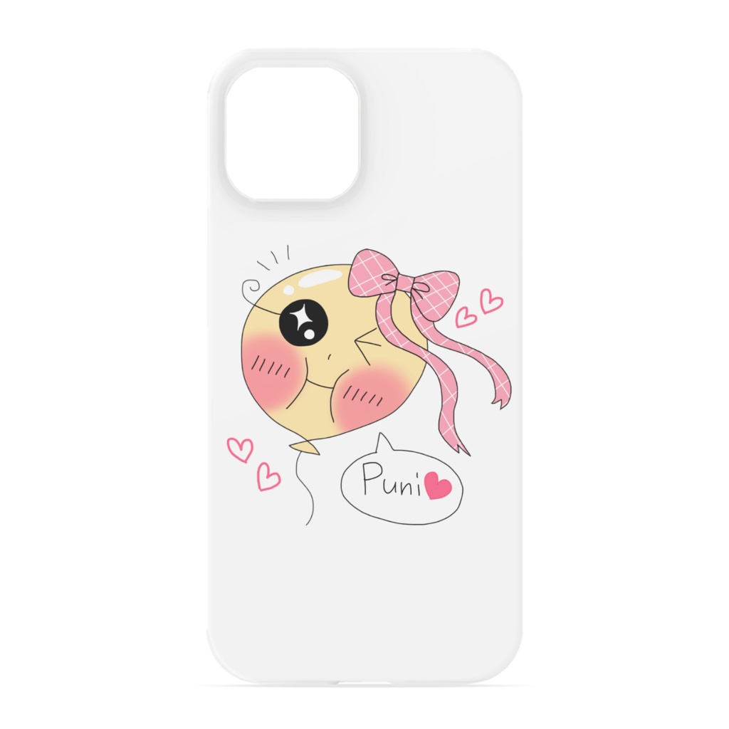 PuniちゃんのiPhoneケース(白)🎀💗