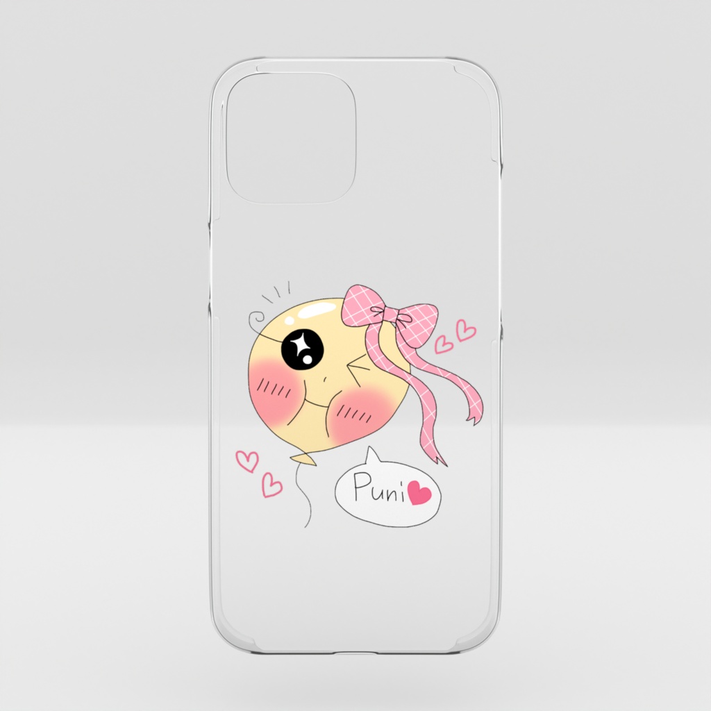 PuniちゃんのiPhoneケース(クリア)🎀💗