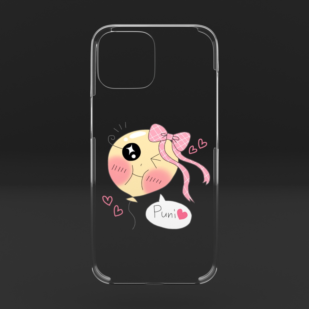PuniちゃんのiPhoneケース(クリア)🎀💗