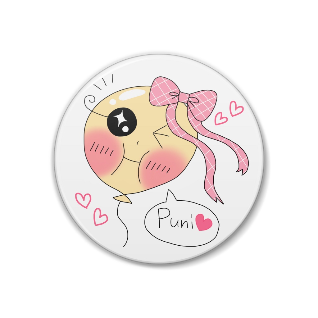 Puniちゃんの缶バッジ🎀💗