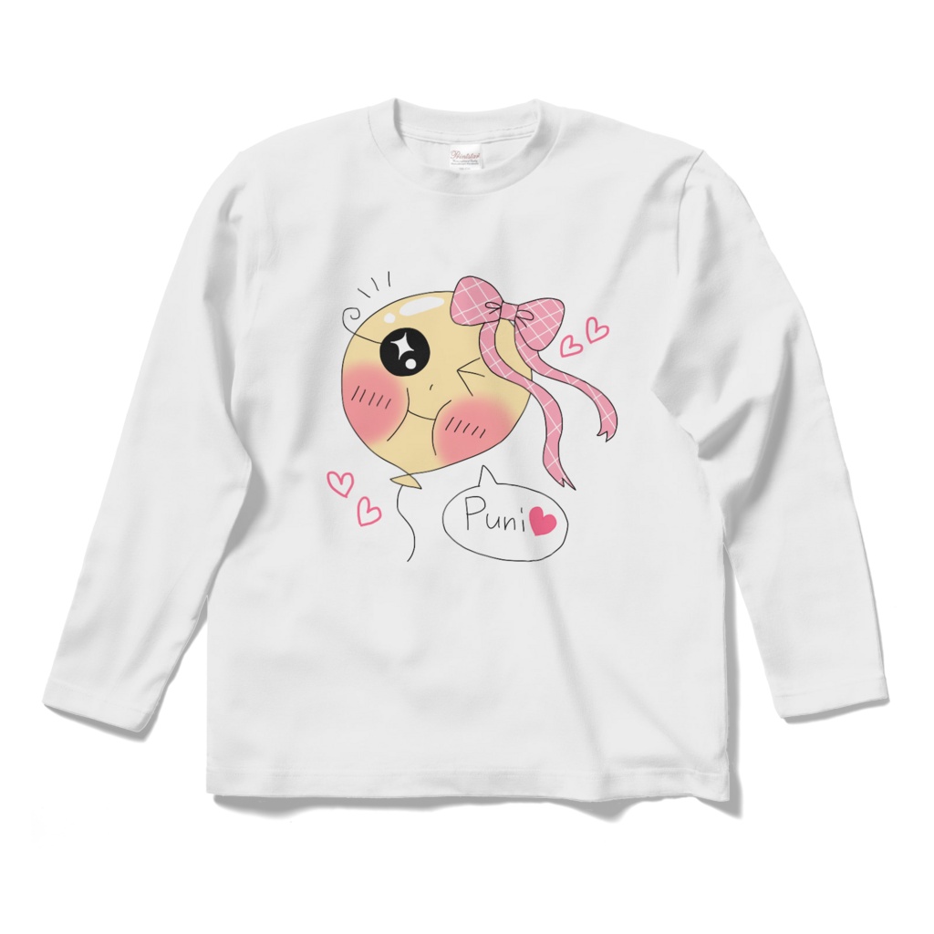 PuniちゃんのロングスリーブTシャツ🎀💗
