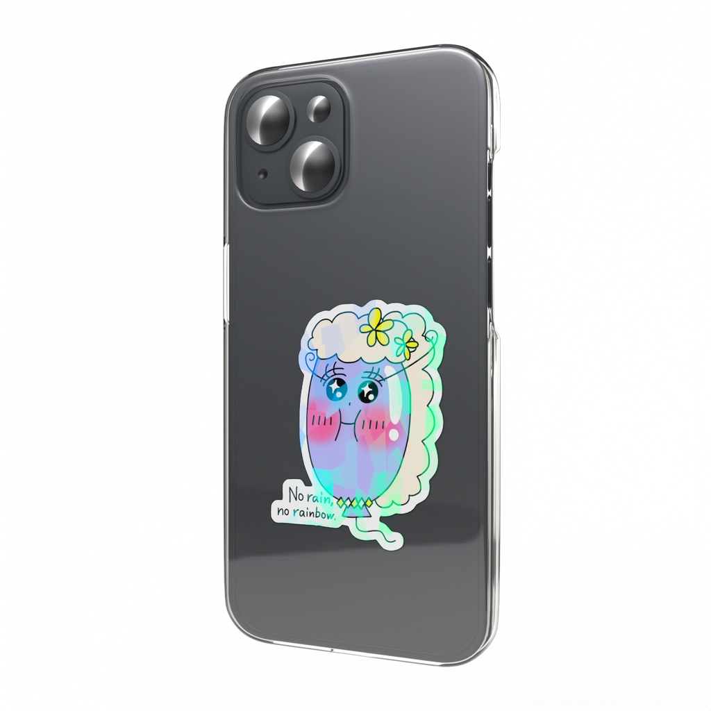 ぷにるんさんのホログラムスマホステッカー🥰💜