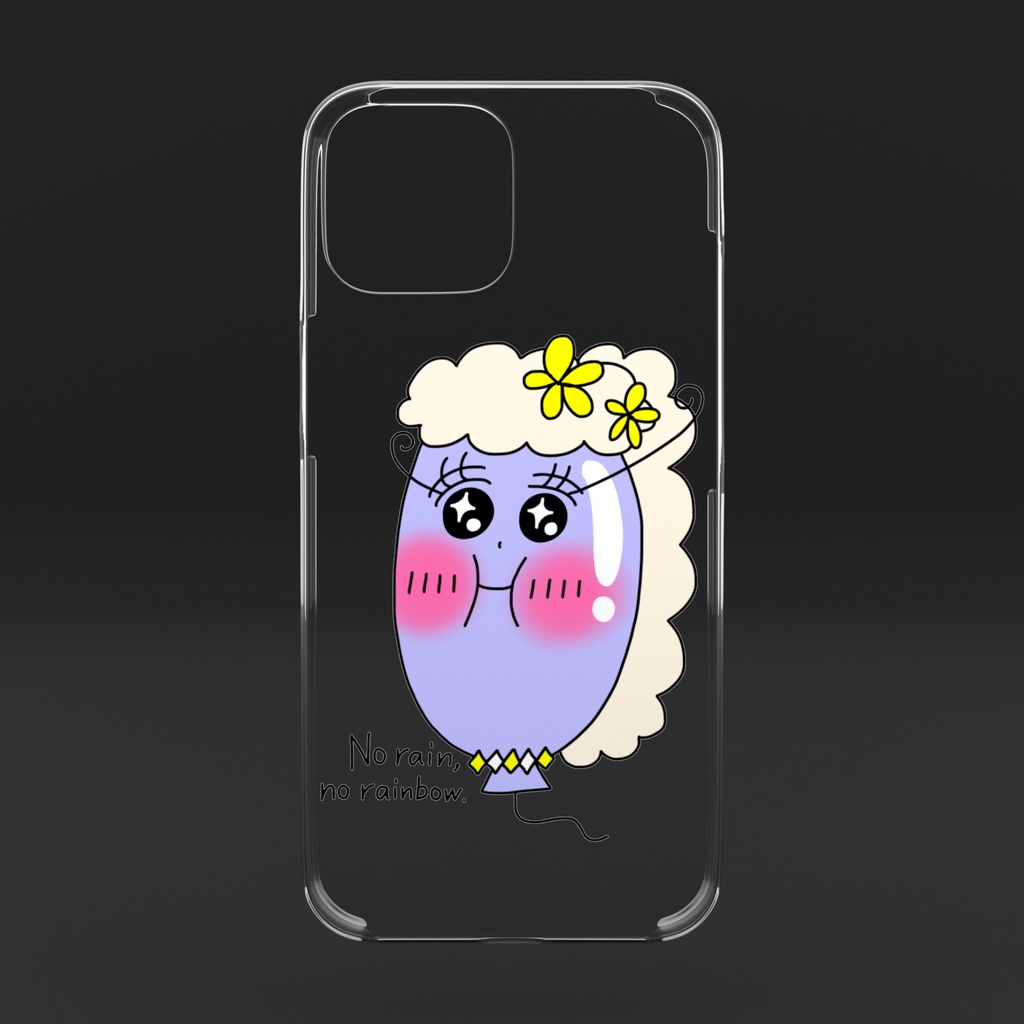 ぷにるんさんのクリアiPhoneケース🥰💜