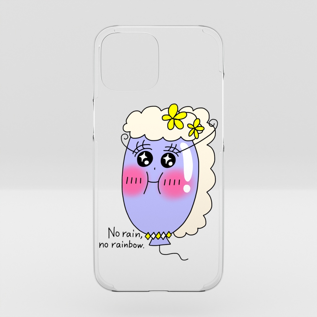 ぷにるんさんのクリアiPhoneケース🥰💜