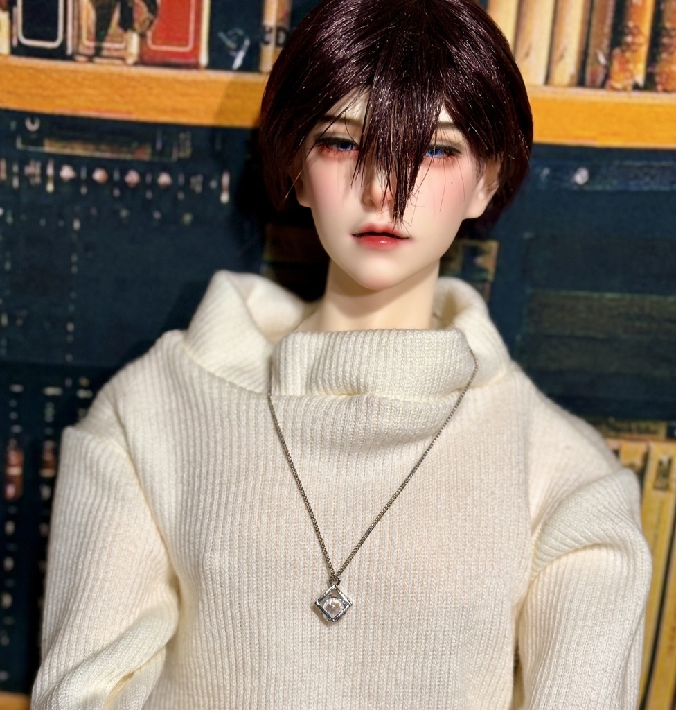 リブタートルネック(70cmドール) / オフホワイト