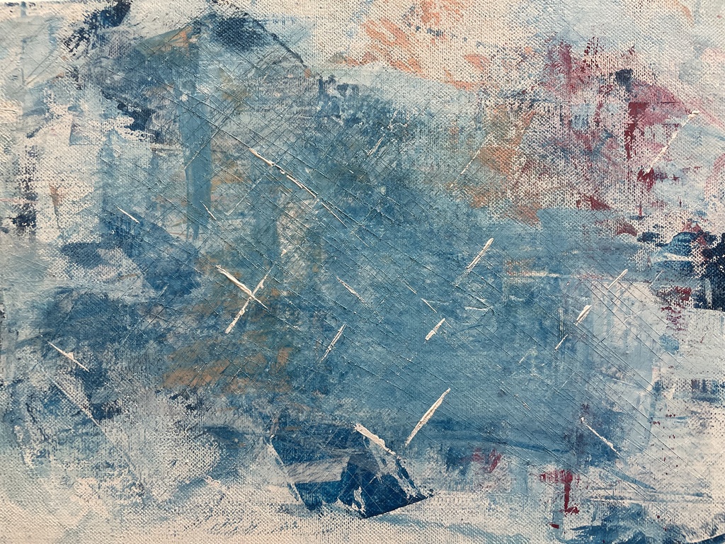 A day with Linen Tie (Linen Tie アルバムジャケットアート原画)