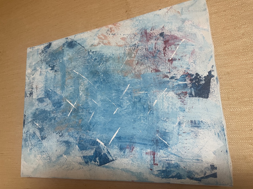 A day with Linen Tie (Linen Tie アルバムジャケットアート原画)