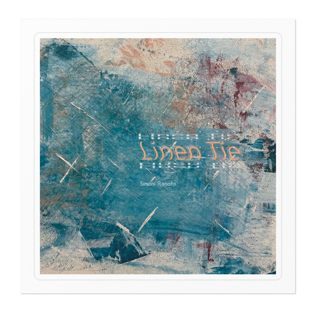 Linen Tieジャケットステッカー
