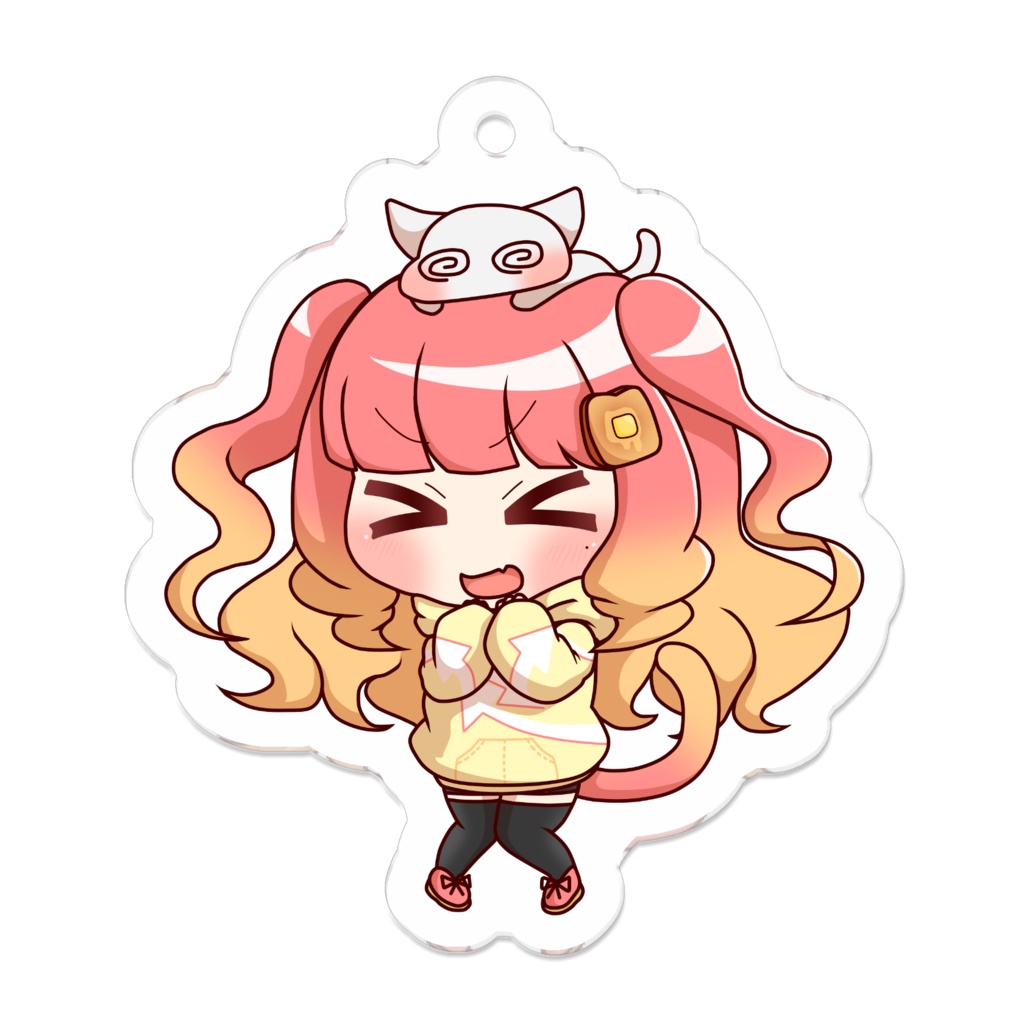 【アクリルキーホルダー】ごきげんくるりちゃん