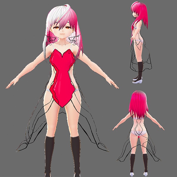 【VRoid】Test Type : ドレス V.0.1
