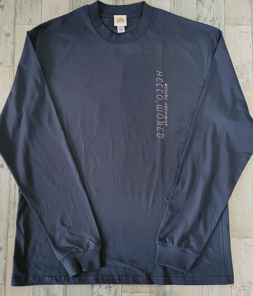 八宮めぐる ハロー・ワールド ロングスリーブTシャツ