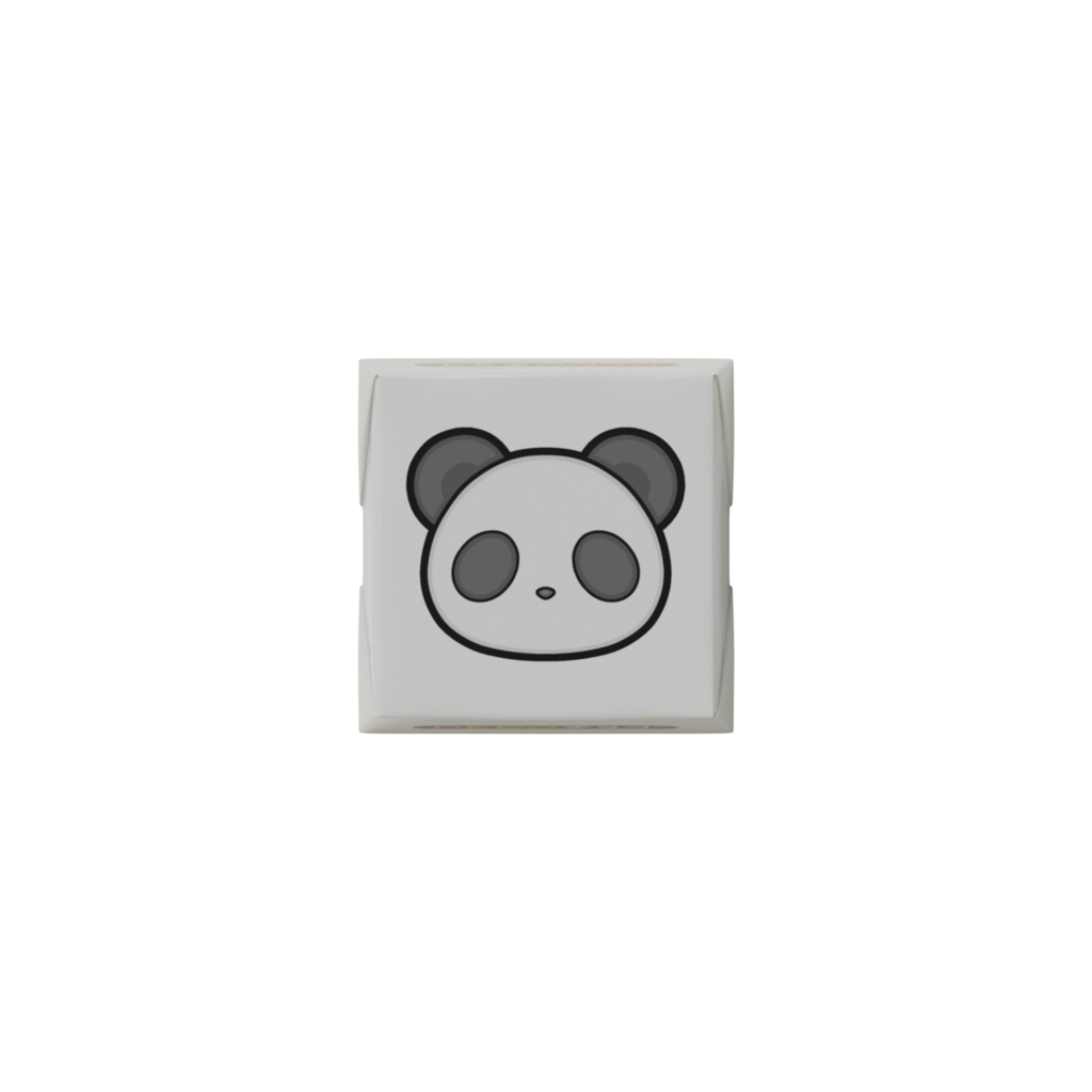 パンダのDECOチョコ