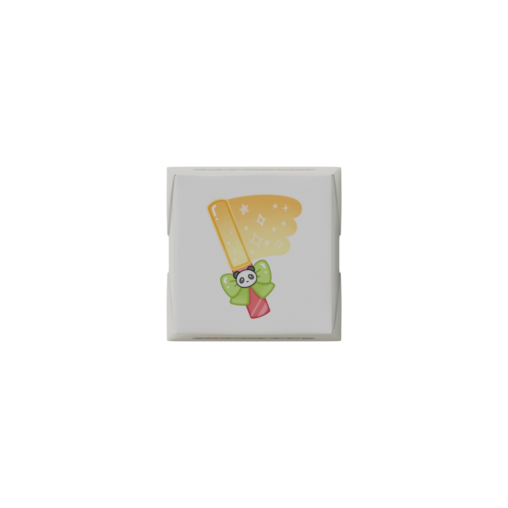 パンダのDECOチョコ