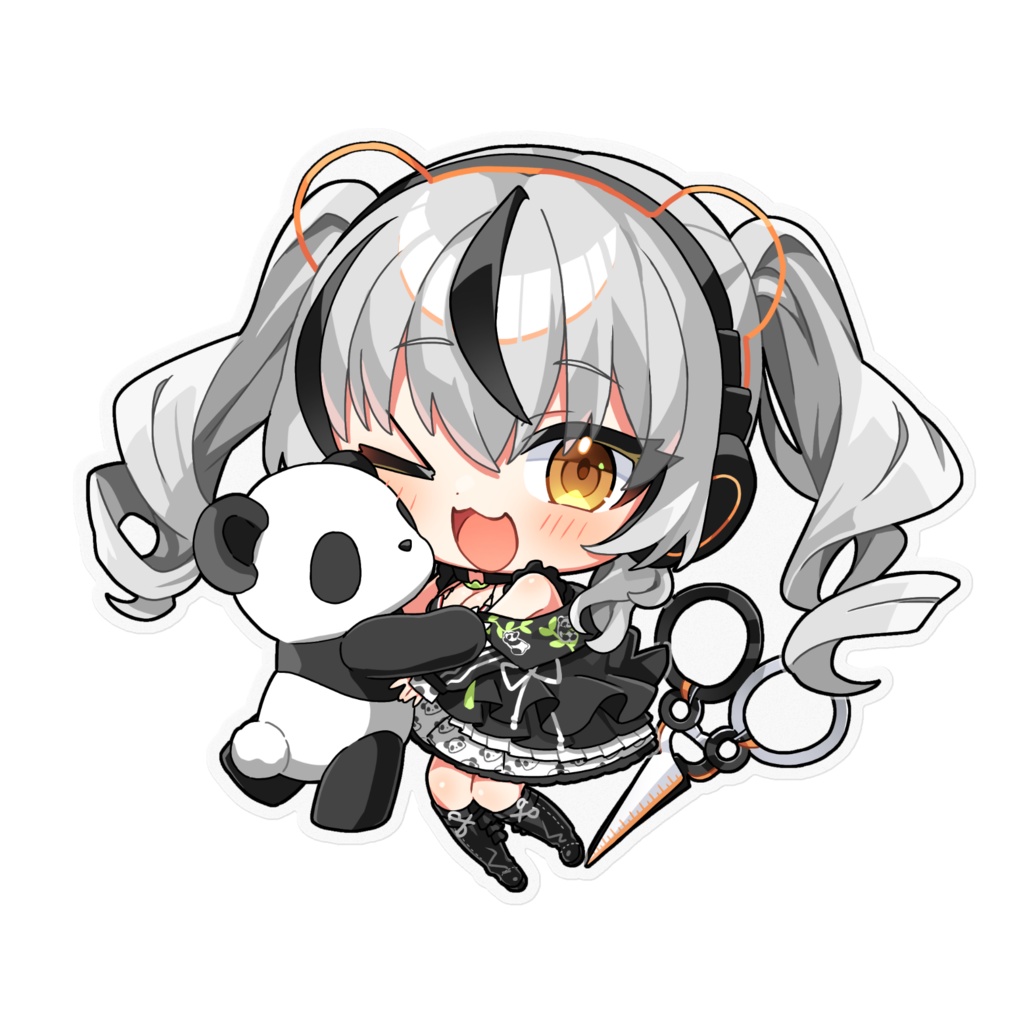 デフォルメみおんステッカー②