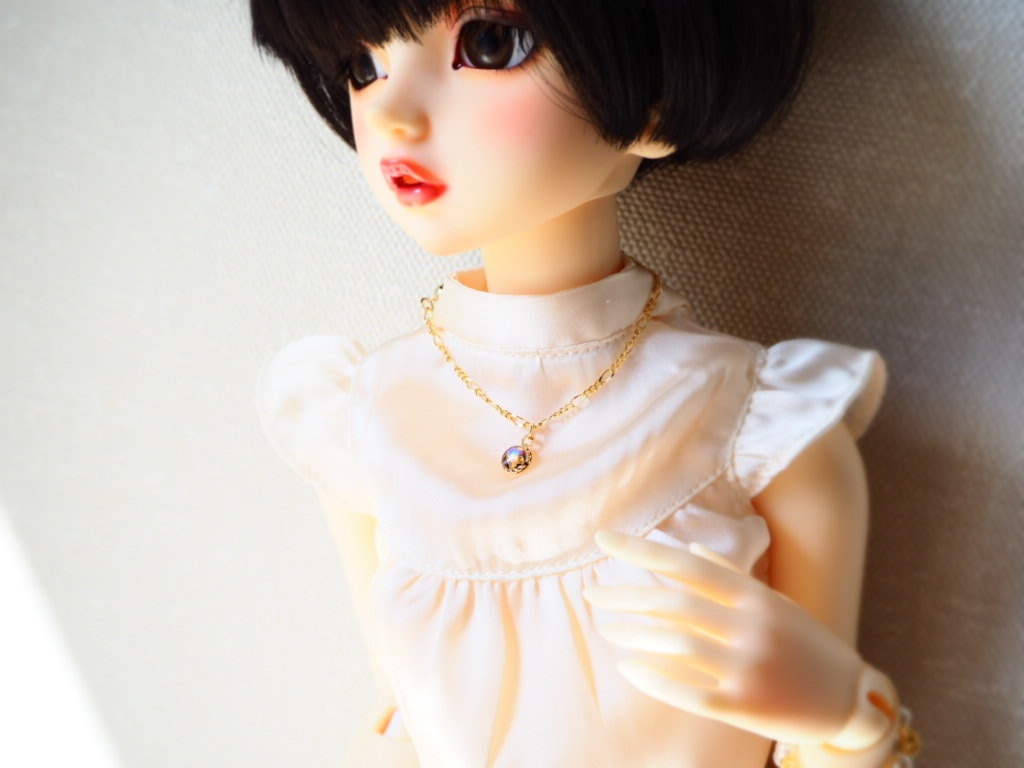 【1/3ドール向け】シンプルワンポイントネックレス