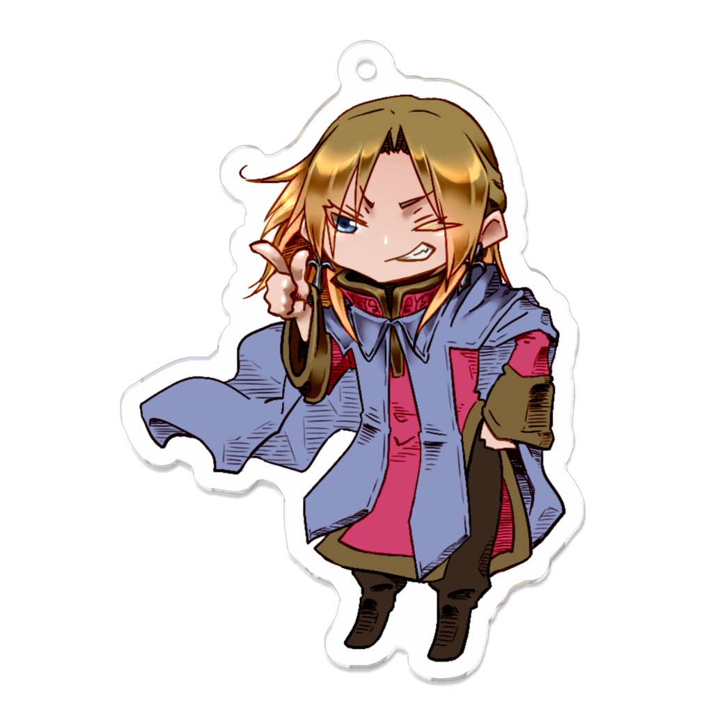 【裏面コーティングあり】トロイカキーホルダー*ベルナルト