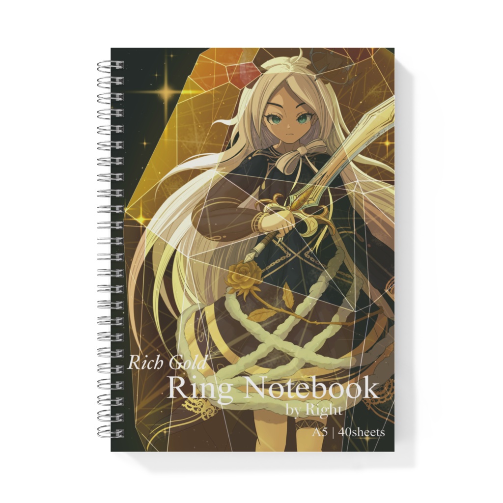 Ring Notebook(Rich Gold)