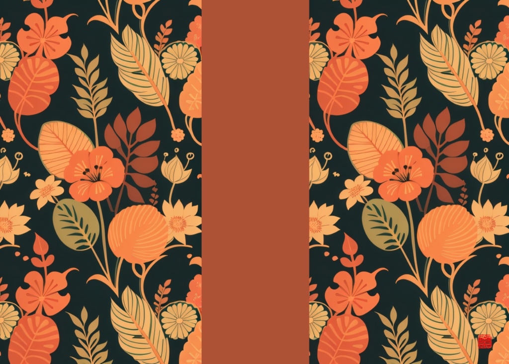 ブックカバー《植物パターンセット》10枚入り