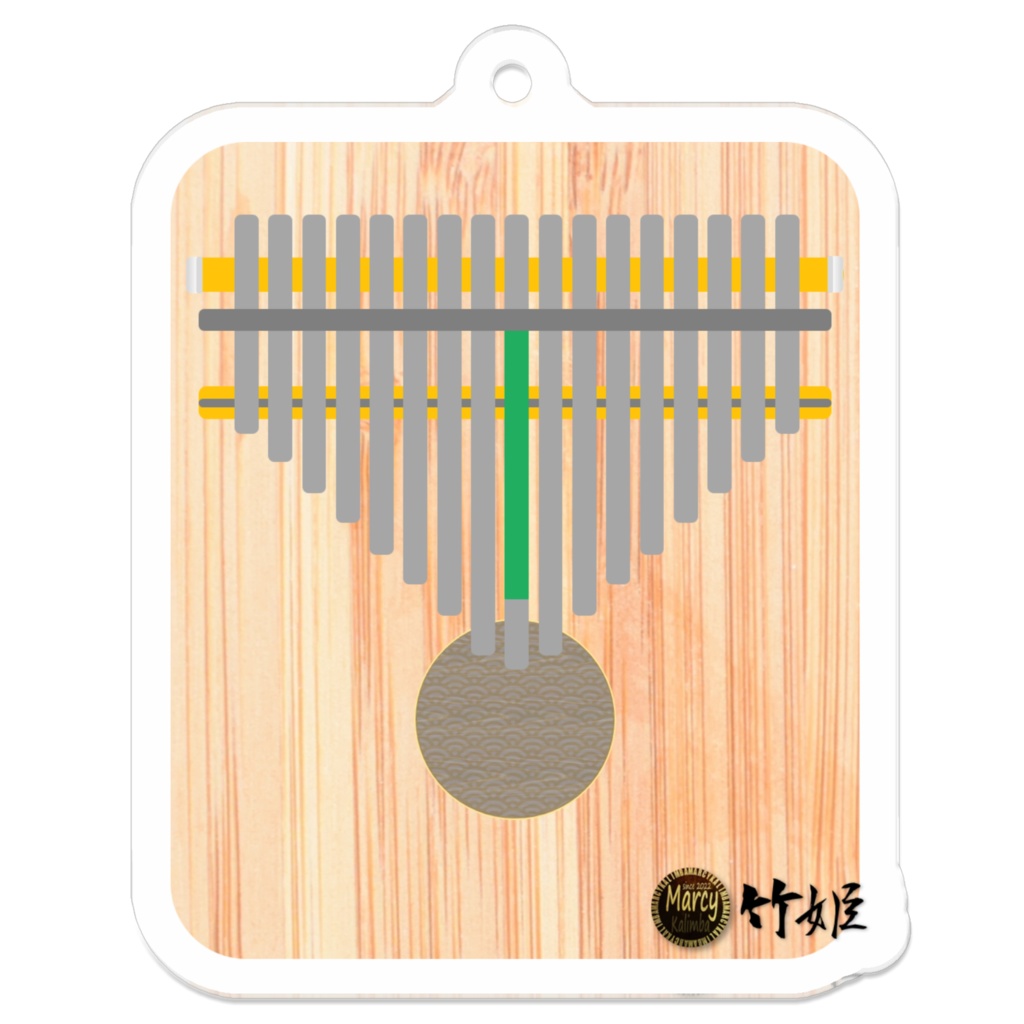 アクリルキーホルダー《マーシーカリンバ「竹姫」》