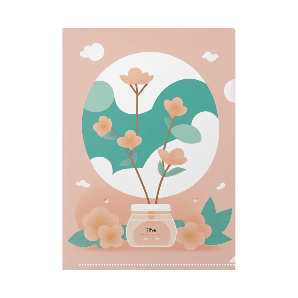 クリアファイル《ももぴんく》