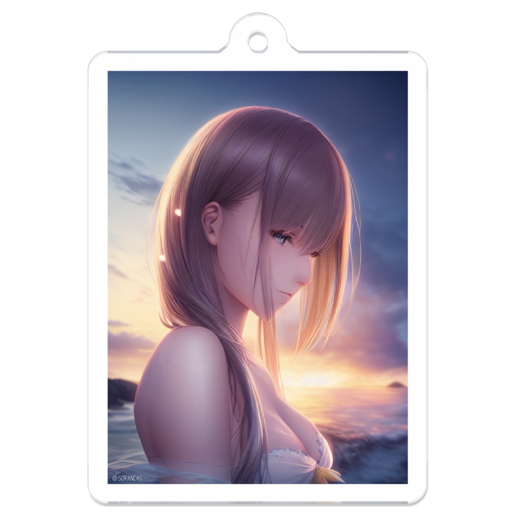 アクリルキーホルダー《海の姫「暮色」》
