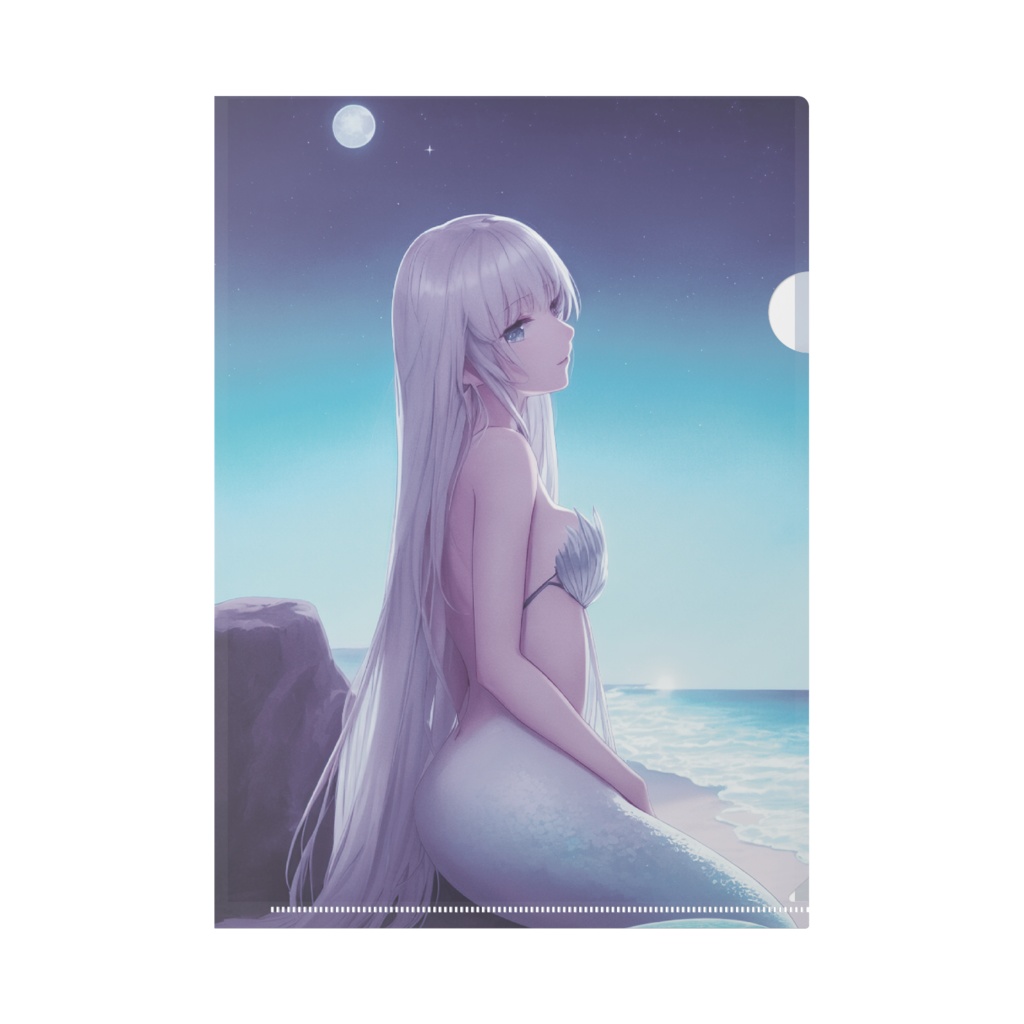クリアファイル《海の姫「月夜」》