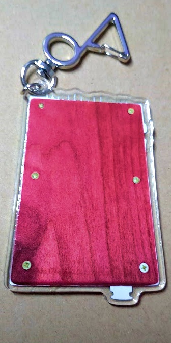 アクリルキーホルダー《マーシーカリンバ「Carmine Red」》