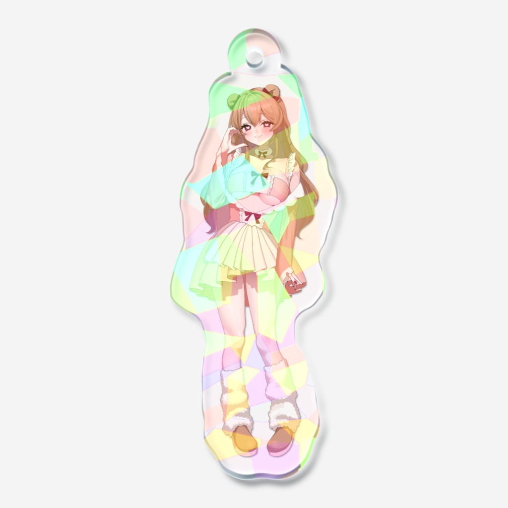 ホログラムアクキー 初期衣装(ハート目)-クリスタル