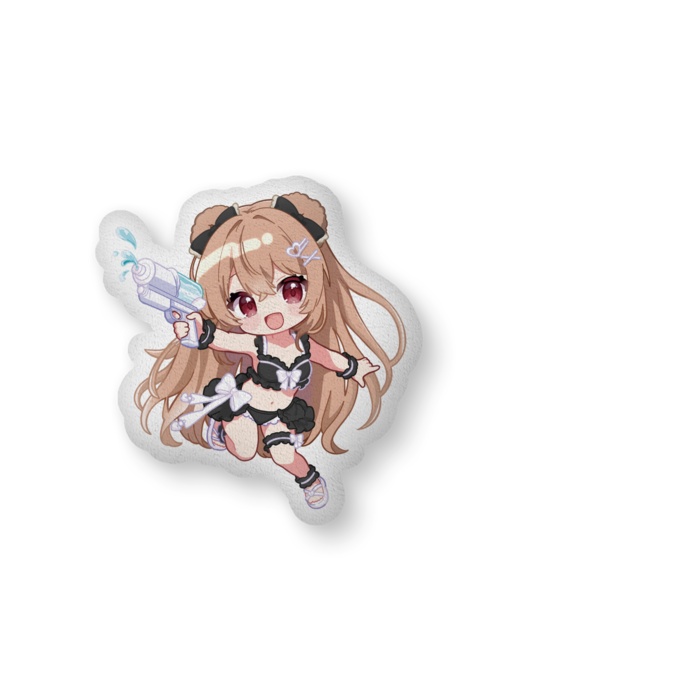 ふかふかクッション - 水着ちびみな両面プリント