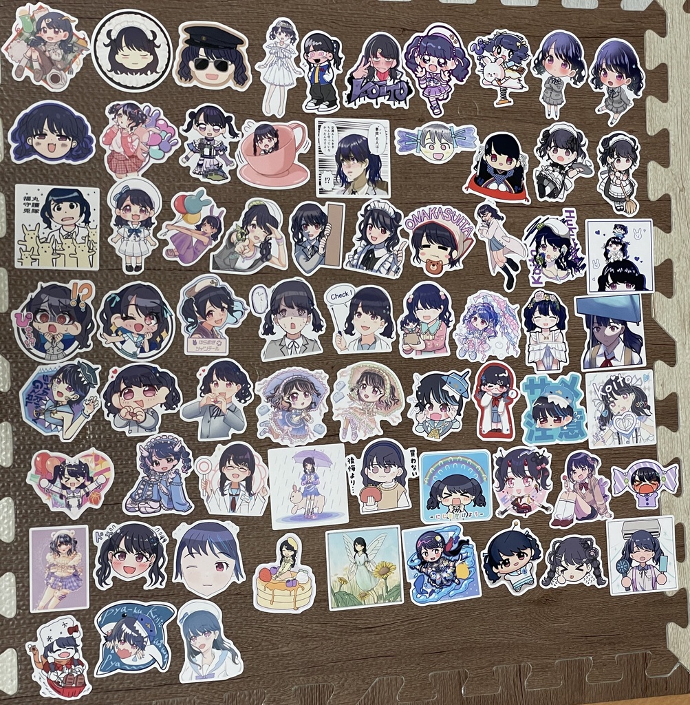 小糸ちゃんシール合同ふくはなび