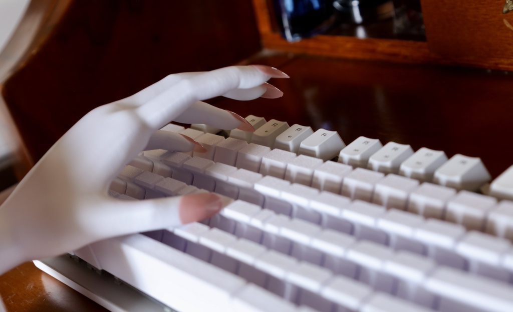 ネイルキーキャップUS配列 メカニカルキーボード用