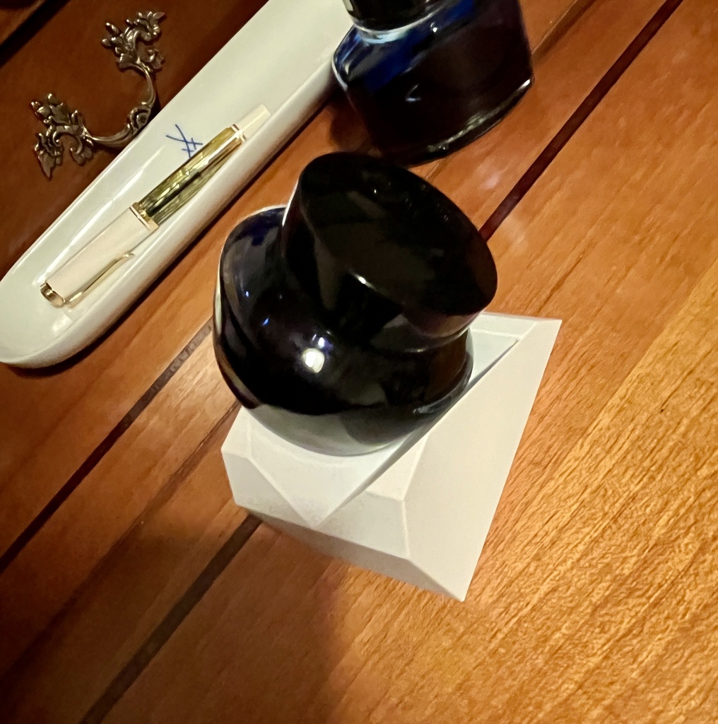 万年筆インク吸入用 傾斜瓶スタンド